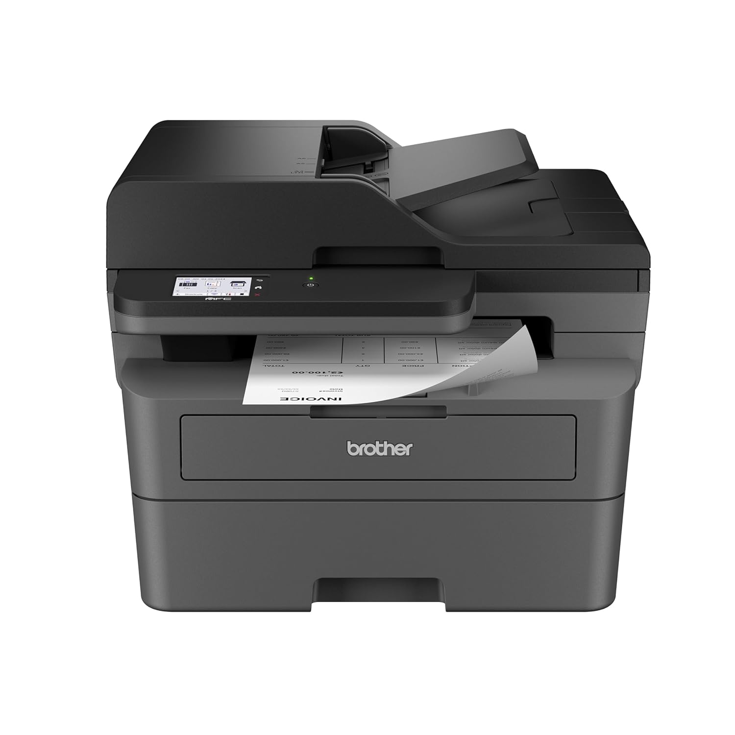 Brother MFC-L2820DW Multifunction Wireless Monochrome Printer,with Scanner, Copy, Duplex Printing – Toner Included, 700 Pages in-Box - Print More, Save More with a Brother...