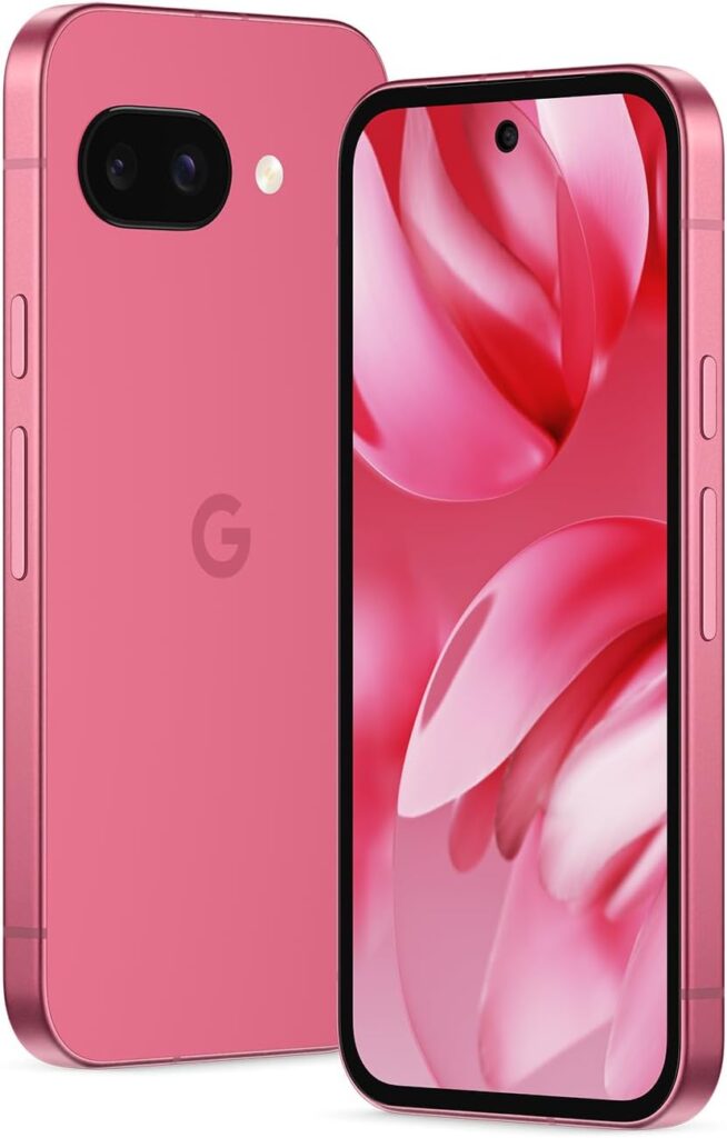 Google Pixel 9a - 128 GB -Unlocked Android Smartphone with AI Camera, All-Day Battery and Powerful Security - Peony