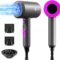 Ion Hair Dryer AC Motor 1800 W Hair Dryer, slopehill Quick Drying Hair Dryer, Salon Hair Dryer with Hot/Cold Button, 3 Hair Dryer Concentrators and Diffuser, 3 Temperature...