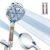 High Pressure 10-Mode Handheld Shower Head – Built in Power Wash for Clean, Replaceable Filter Soften Hard Water Remove Chlorine, 60 Inches Hose, Overhead Bracket, Anti-Clog…